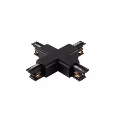 Conector (X) Para Riel 3 VIAS Negro VTEC