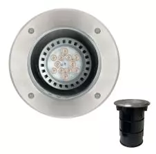 Foco Piso Embutido ∅180x270mm IP65 E-27 PAR-30 VTEC