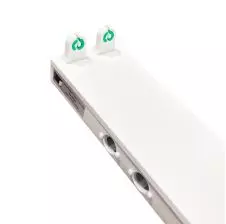 Luminaria Regleta / Angular P/2xtubos Led 1200mm (Tub. No Incluidos) VTEC