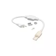 Cable de Poder + Tapa Final para Cinta LED 220VAC VTEC