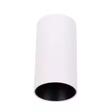Foco Sobrepuesto Cilinder Fijo GU-10 Blanco IP20 Ø85x150mm VTEC
