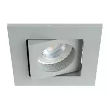 Foco Embutido Cuadrado Basculante Óptica Cuadrada GU-10 IP20 Aluminio 89x89mm VTEC