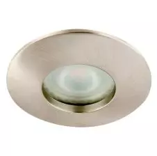 Foco Embutido Hermético Fijo GU-10 IP65 Níquel 84Ømm VTEC