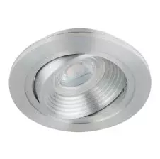 Foco Embutido Circular Retraido Basculante GU-10 Aluminio Ø90mm IP20 Aluminio VTEC