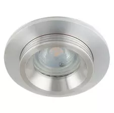 Foco Embutido Circular Fijo Retraido GU-10 Aluminio Ø79mm IP54 Aluminio VTEC