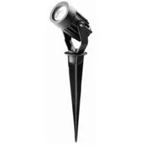 Foco Estaca LED SPIKE 5W 240VAC 3000K IP65 Negro VTEC