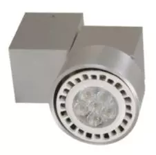 Foco Sobrepuesto Dirigible GU-10 Gris IP20 OX.1A VTEC