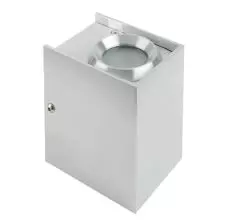 Foco Sobrepuesto Fijo a Muro GU-10 Gris IP40 BOK.32 VTEC