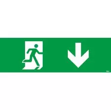 Pictograma Hombre Flecha Abajo P/Signal Led