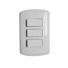 Interruptor Triple 9/32 10A Modus Plus Blanco 1300BN BTICINO