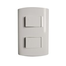 Interruptor Doble 9/15 10A Modus Style Blanco AE2200EB BTICINO