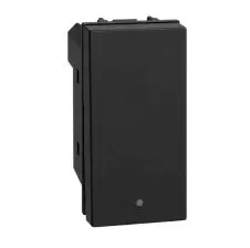 Interruptor 9/12 1MOD Negro MatixGO JB4001 BTICINO