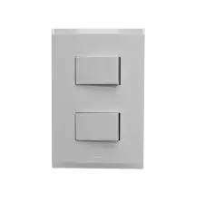 Interruptor Doble 9/15 10A Nobile Blanco AF2200EB BTICINO