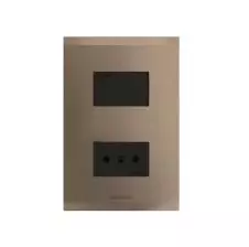 Interruptor. 9/12+Enchufe 10A Nobile Terra AF2203EATI