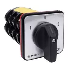 Cambiador Embutido 3 Polos 1-0-2 25A  PCE MERZ
