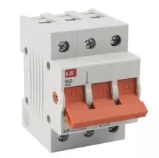 Desconectador Modular Riel Din 3x50a. Bkd