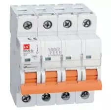 Interruptor Automatico Tetrapolar 4x6a Curva C Ruptura 10ka