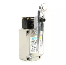 Interruptor Final De Carrera Brazo Regulable con Roldana Metálica giro 90°