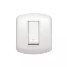 Interruptor Pulsador Timbre Sobre Puesto 10A Modus Plus Blanco CAL1102BN BTICINO