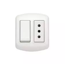 Interruptor Sobre Puesto 9/12+Enchufe 10A Modus Plus Blanco CAL1203BN BTICINO