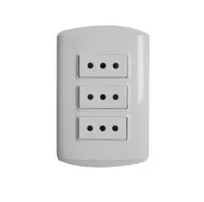 Enchufe Triple 2P+T 10A Modus Plus Blanco 1308BN BTICINO