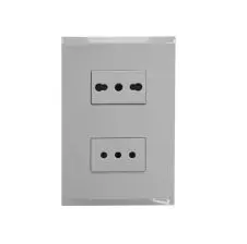 Enchufe Doble 2P+T 10A+10/16A Nobile Blanco AF2293EB BTICINO