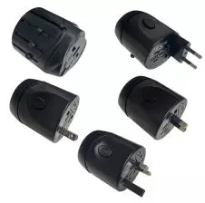 Adaptador Viaje Universal C/Usb All In One 100v-240vac HAMPER