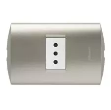 Enchufe Simple 2P+T 10A Modus Style Perla AE2113E1BNA