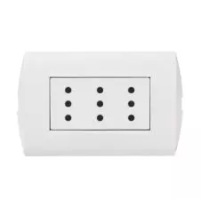 Enchufe Triple 2P+T 10A Modus Style Blanco AE2113E3B