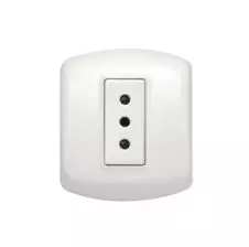 Enchufe Sobrepuesto Simple 10A 250V Modus Plus Armado Cal1105bn 