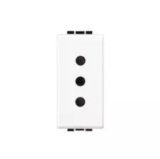 Modulo Enchufe 2P+T 10A Living Light Blanco N4113