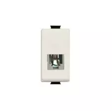 Módulo Enchufe Telefonía RJ-11 Matix Blanco A5982C