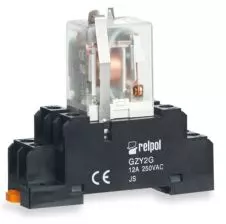 Base Para Relé Miniatura Gzy2g C/Clip (2613972+2614912)