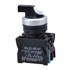 Selector 3 Posiciones 22mm 2na Maneta Larga