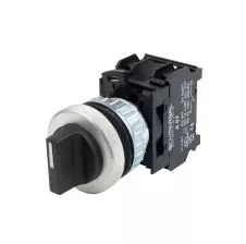 Selector Metal 2 Posiciones 30mm 1na+1nc 