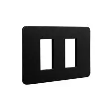 Placa 2MOD Negro MatixGO JA4803M2JB BTICINO