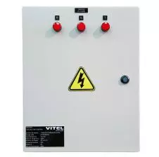 Tablero Infraestructura de Recarga de Vehículo Eléctrico 22kW 380VAC 50A IP65 VITEL