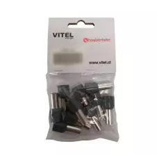 Ferrul Con Aislación Negro Para Cables De 25mm² X 10 Und. GENERAL CONNECTORS