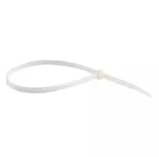 Amarra Cable Pvc Blanca 300 X 4.8 Mm Cv-300 (A)