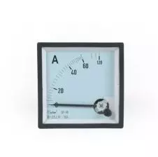 Amperímetro Analógico Lectura Directa 72x72mm 0-15-30A METERTEK