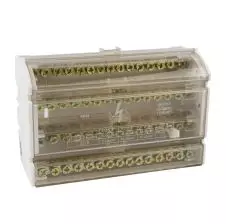 Barra Repartidora Tetrapolar 4 Polos 15 Contactos 125a