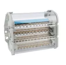 Barra Repartidora Tetrapolar 4 Polos 13 Contactos 160a