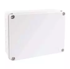 Caja De Distribución Abs 240x190x90mm Ip55 Sin Conos Libre De Halógeno TIBOX