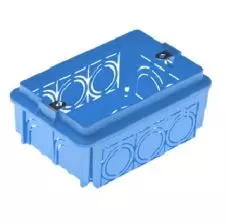 Caja Embutida Plástica Rectangular 5/8 Libre De Halógeno Tabique Muro Gr10003 GEROS