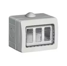 Caja Idrobox Sobrepuesta 3 Modulo Matix Ip55 25501(A)