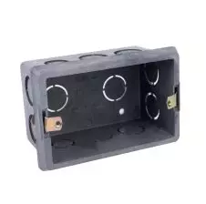 Caja Pvc Embutido 5/8 Oreja Metálica Para Hormigón . 12 Salidas Gris PROVEEDORES NACIONALES