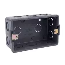 Caja Pvc Embutido Recto P/Tabique Oreja Metálica 12 Salidas Gris PROVEEDORES NACIONALES