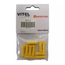 Conector Aislado Amarrillo 12-10 Awg (4mm²-6mm²) X 10 Unidades