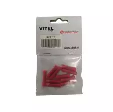 Conector Aislado Rojo 22-16 Awg (0.5mm²-1.5mm²) X 10 Unidades
