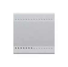 Cubre Tecla 2 Módulos Gris 2 Módulos